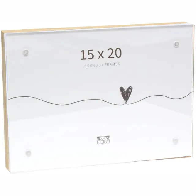 Deknudt Frames fotohouder S68VE1 - naturel bamboe - voor foto 15x20 cm