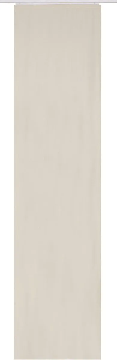 Elbersdrucke Schuifgordijn Lino 245x60 cm beige lichtdicht