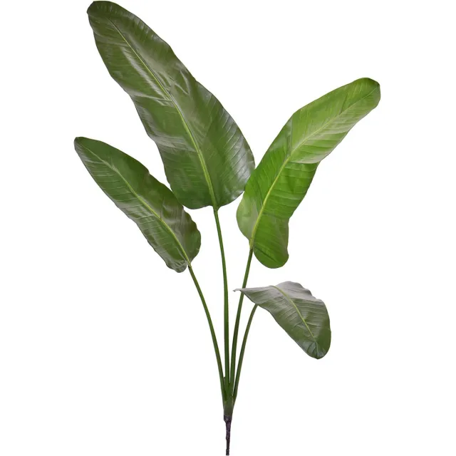 maxifleur Kunstplanten Strelitzia Nicolai deluxe Kunstpalm Bush 140cm Groen