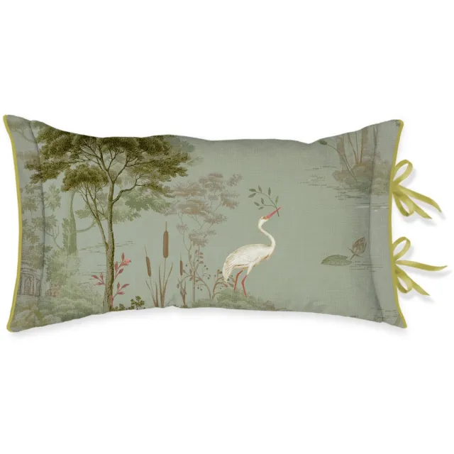 Pip Studio Darjeeling Days Cushion Sierkussen - 35 x 60 cm cm - Groen