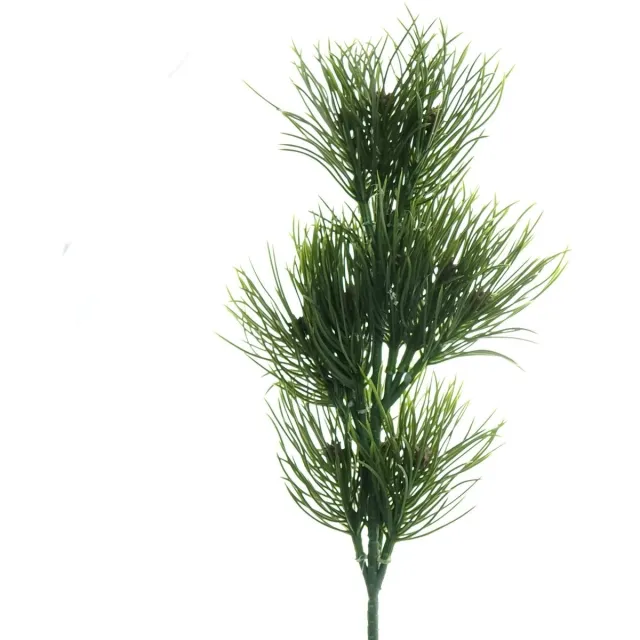 Gasper pijnboomtak groen met dennenappels 46 cm - kunstbloemen