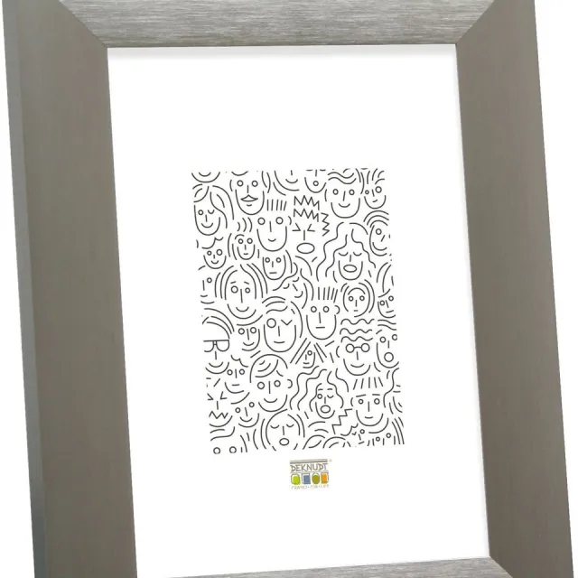 Deknudt Frames fotolijst S023D7 - brons - breed aluminium - 21x29,7 cm