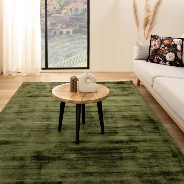 Paon Brillant Viscose vloerkleed - Glamour groen 300x400