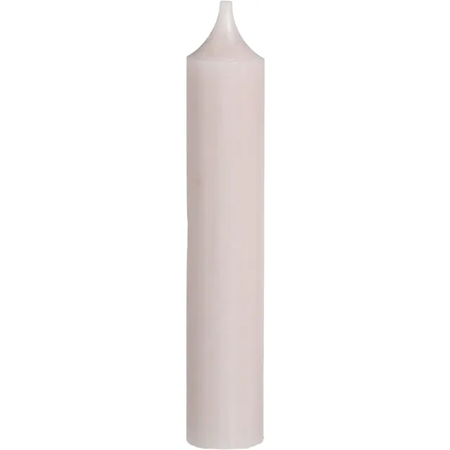 Viana Kaarsen met korte stok kleur lichtroze 21×110mm 6 st, 6 Stück