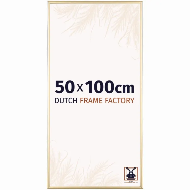 Dutch Frame Factory Fotolijst 50x50 cm - Aluminium - Goud - Kampen