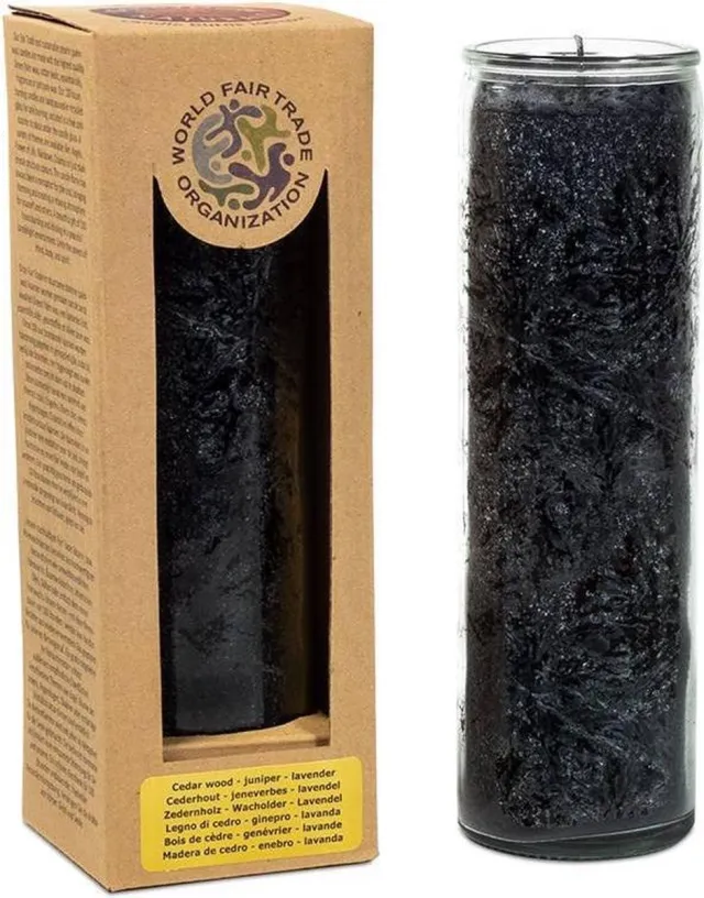 Greenpalm Geurkaars stearine Black Forest (21x6,5 cm) Multi colour
