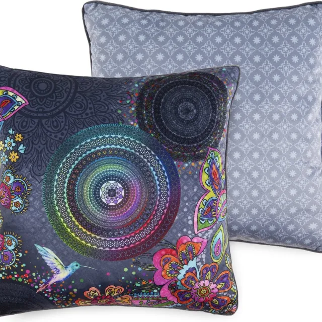 Hip Vierkant sierkussen 48x48 cm polyester HIP no.7013 grey Grijs