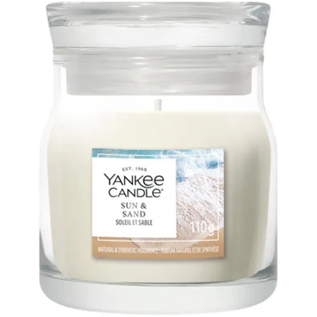 Yankee Candle Sun & Sand Small Jar Geurkaars - tot 30 branduren Ivoor