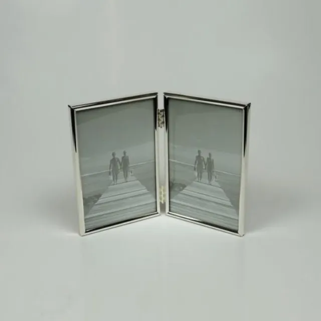 van Ommen DFS Verzilverde Fotolijst Londen 2-Luik 5x8 cm