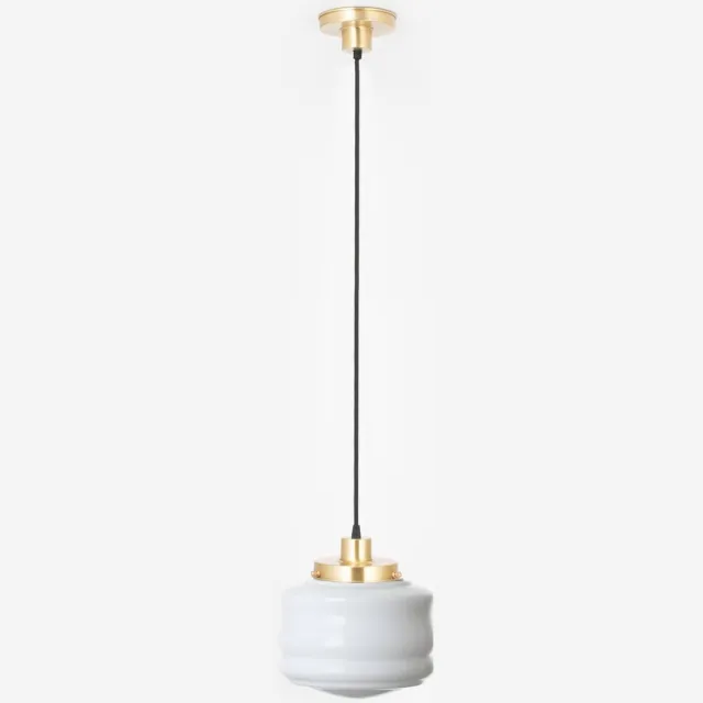 Coloured by Art Hanglamp aan snoer Bakery 20's Messing - Art Deco Trade