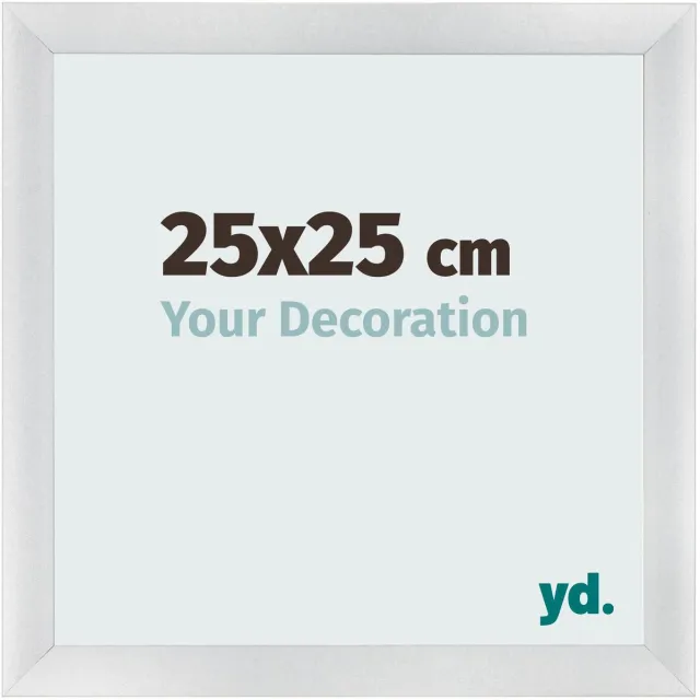 yd. Your Decoration - Fotolijst 25x25 cm - MDF - Zilver Mat - Pisa