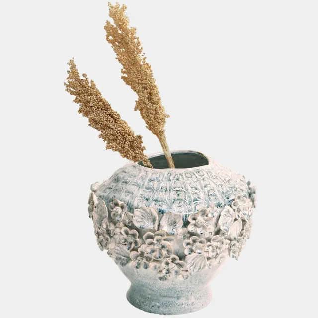 Loberon Vaas Mireauxine blauw
