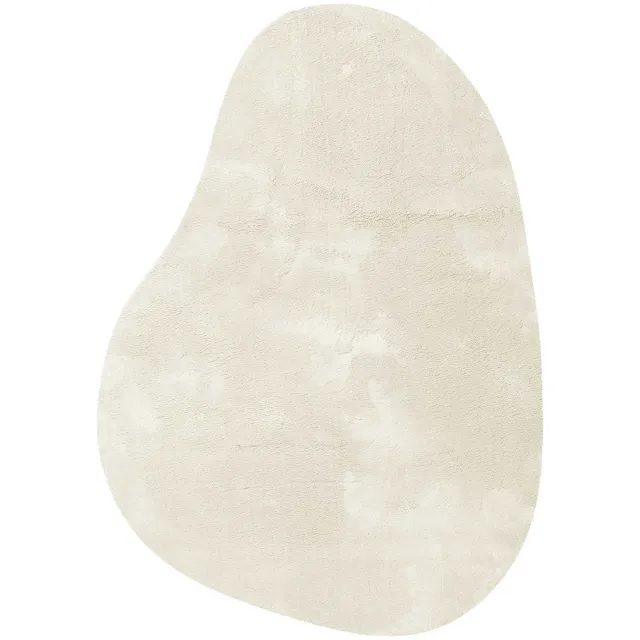 vidaXL Tapijt - HUARTE - Crèmekleurig - 120 - x - 170 - cm - Polyester