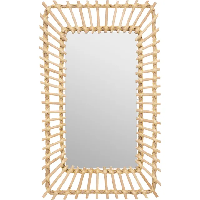 Atmosphera Rotan Spiegel 35x58cm Beige