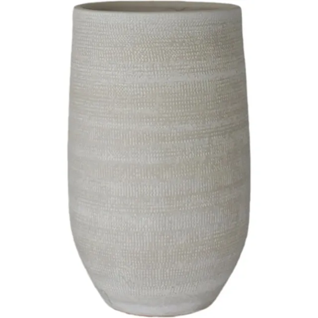 HS Potterie Vaas tokio d30h70cm creme