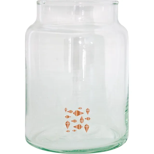 TAK Design Vaas Things M - Handgemaakt - Glas - Ø10 x 14 cm - Koper