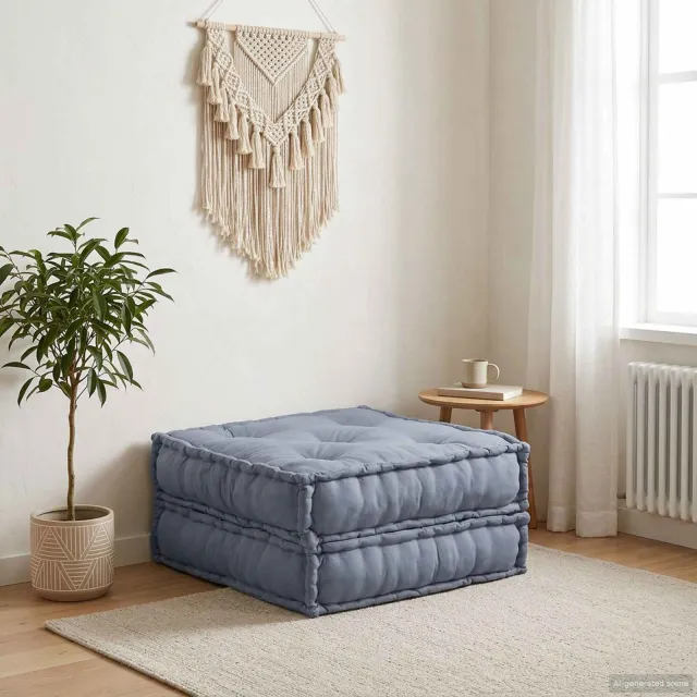 vidaXL Modulair Sofabet Stof Grijs 70 x 70 x 36 cm