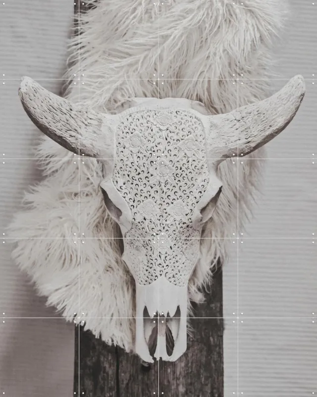 IXXI Northern Light, STUDIO HANNAH LEMHOLT - 80 x 100 cm - Grote wanddecoratie en posters - Klassiek, Vintage, Fotografie, Minimalisme, Decoratieve Warme kleuren / Wit