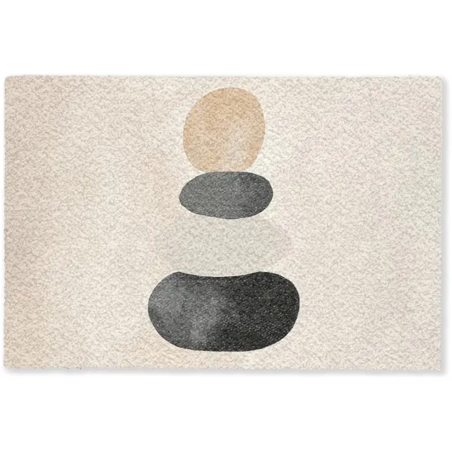 Unyqoos Stijlvolle en functionele deurmat van 40 x 60 cm voor een schone entree beige