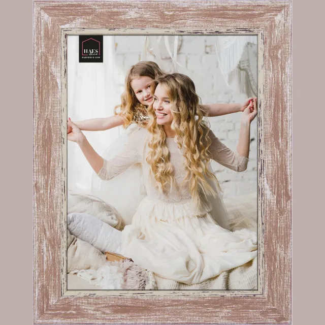 HAES deco Kunststof fotolijst Brion bruin voor 1 foto formaat 13x18 - SP14418