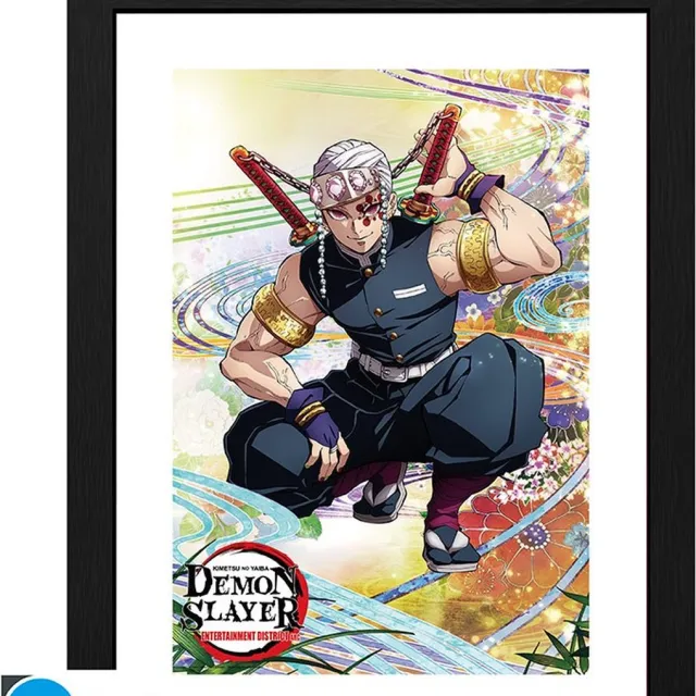 GB eye Art Print Demon Slayer Tengen 30x40 cm (inclusief kader)