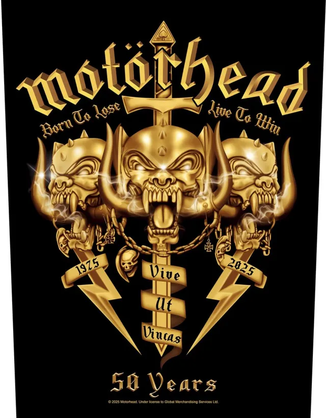 Motörhead Core 50th Unisex Embleem - meerkleurig - Standard multicolor