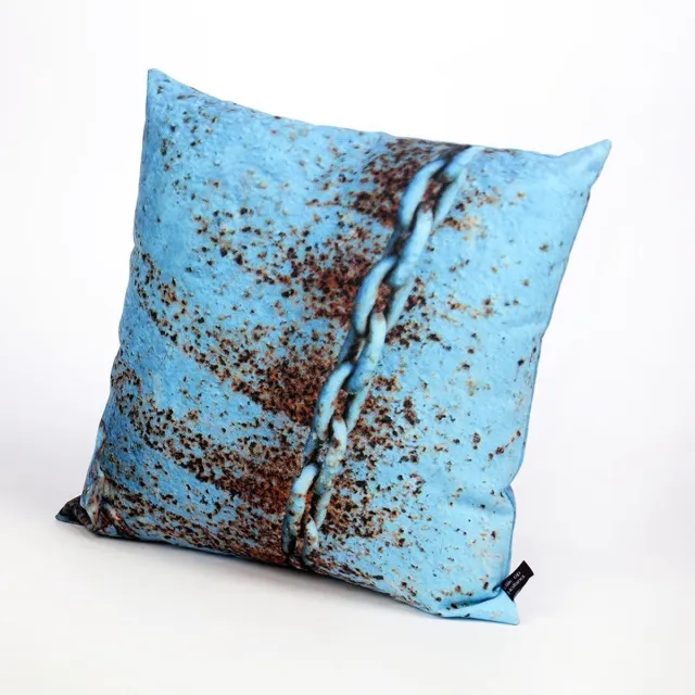 Hugs Sierkussen - Indoor Ketting - Blauw - 50 Cm X 50 Cm