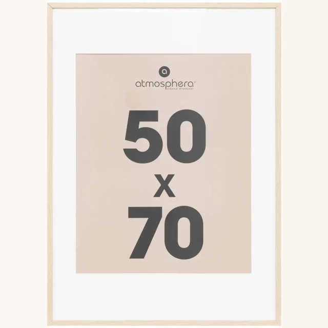Atmosphera Créateur d'intérieur® Houten fotolijst 50x70 cm MANU Beige