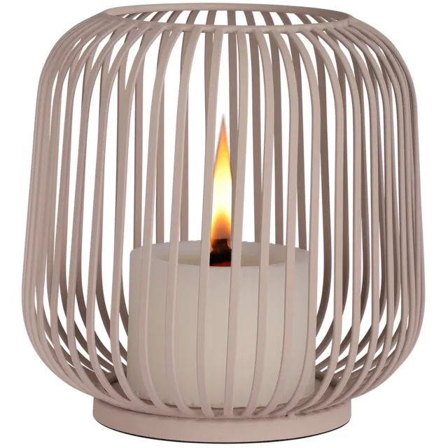 Atmooz Kandelaar Dante M - Ø20 x H20 cm - Beige - Keramiek - Sfeervolle kaarsenhouder en theelichthouder voor woonkamer of eetkamer