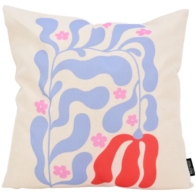 Gek op Kussens! Lavender Breeze Kussenhoes | 45x45 cm | Katoen/Linnen paars