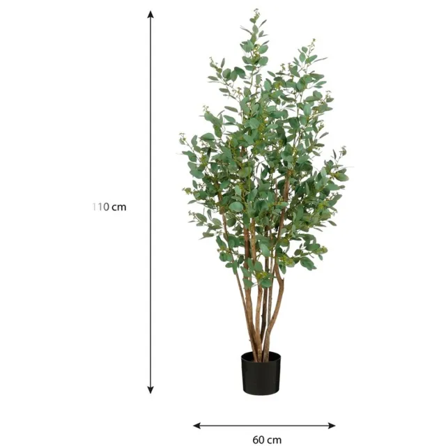 Mica Decorations Populier Kunstplant - H110 x Ø60 cm - Groen