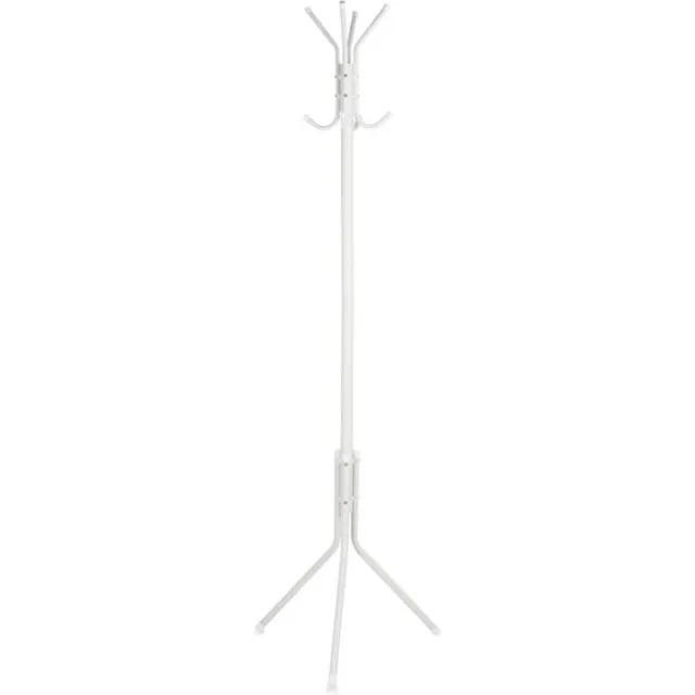 Nordix Staande kapstok - 8 Haken - Wit - 26,5x59,5x6cm - Metaal