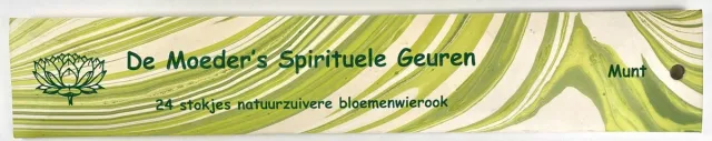 De Moeder's Geuren De Moeder’s Spirituele Geuren Wierook Munt – 24 lange wierook stokjes – 100% Natuurlijke Wierook mutli