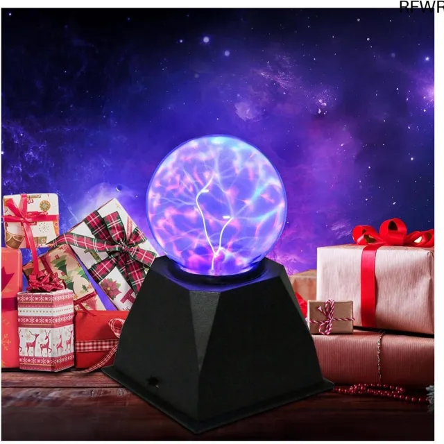 RFWR Interactieve plasmabal LED lamp voor sfeervolle decoratie Blauw