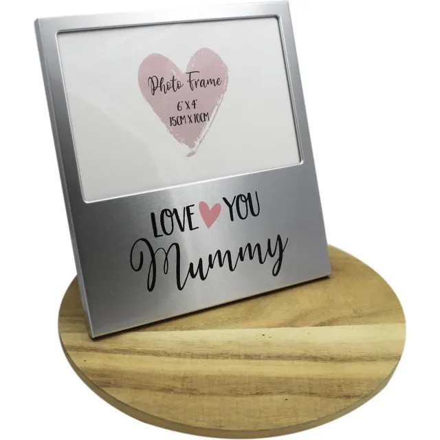 Widdop & Co Fotolijst 'Love You Mummy' aluminium zilverkleur