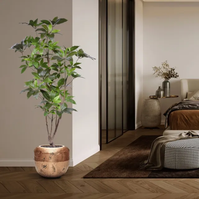 maxifleur Kunstplanten Schefflera Kunstboom 150cm Groen