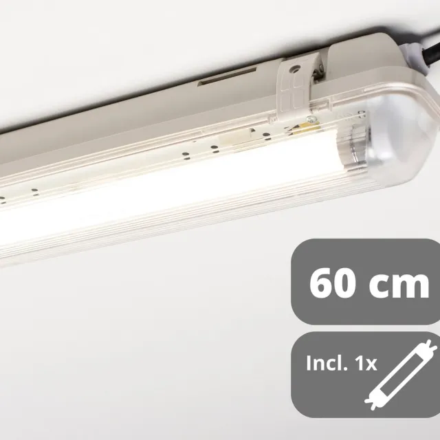 LED's Light EasyFix LED TL Verlichting set 60 cm - Compleet armatuur met LED buis - 4000K - IP65 Wit
