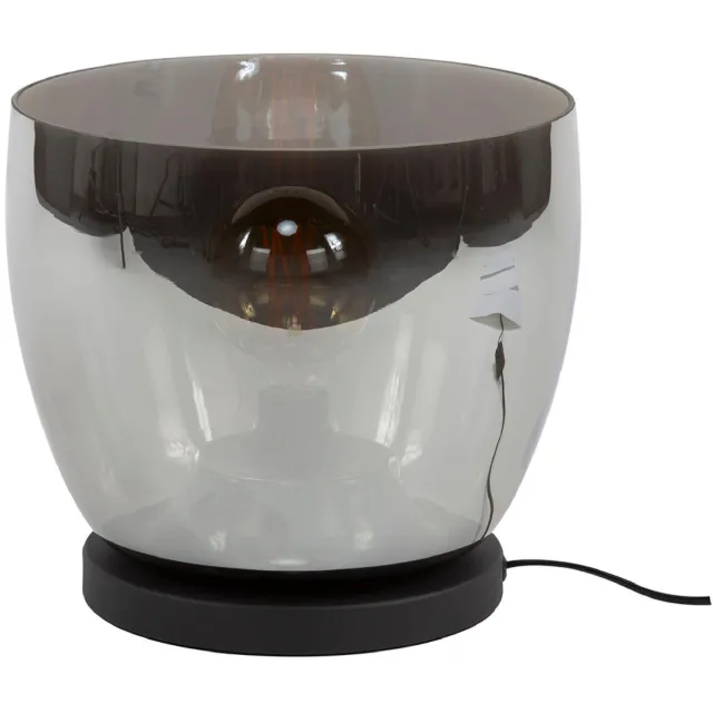 Nest of Nora vloerlamp Davin - Maat L Ø29cm - Met glazen kap - Smoke grijs
