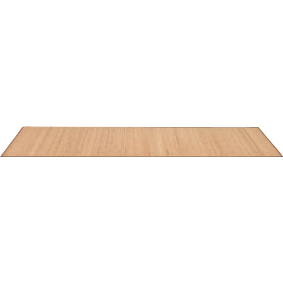 vidaXL Tapijt 80x200 cm bamboe bruin