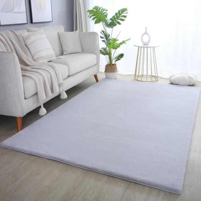 Ayyildiz Vloerkleed Fluffy Super Zacht Lichtgrijs 60 x 110 cm