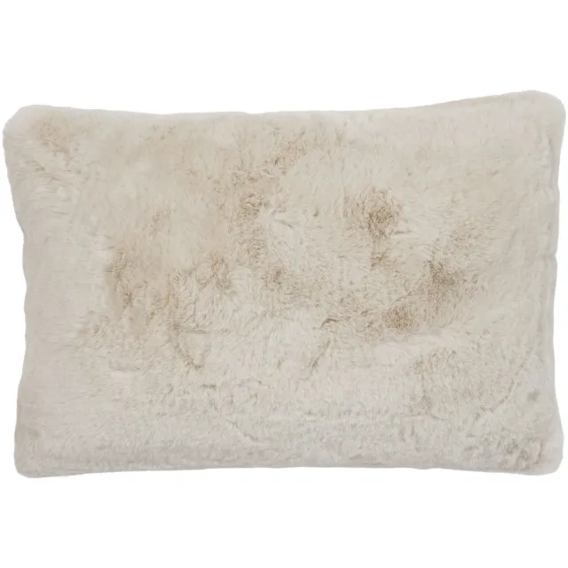 Veer Carpets Kussen Velluto Beige - 40 x 60 cm - Sierkussen – Hotel Chique / Japandi Stijl – Zacht Fluffy Design