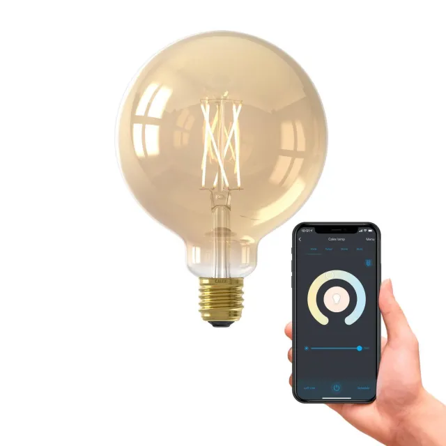 Calex smart LED lichtbron goud