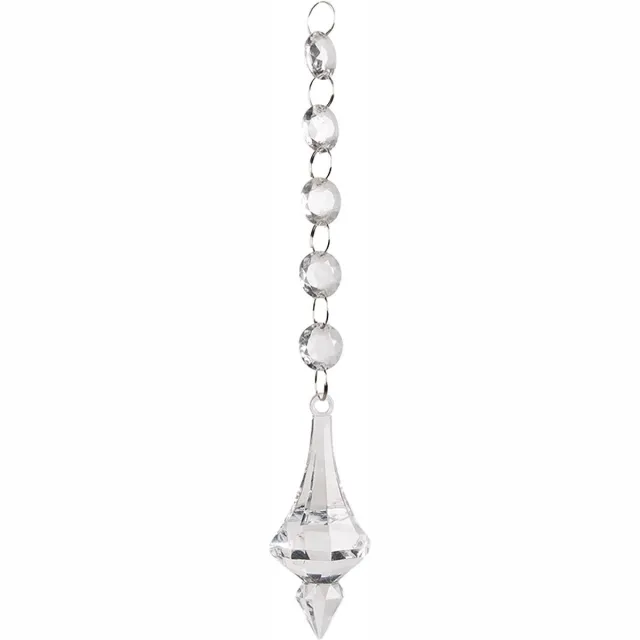 Clayre & Eef Kersthanger Ø 4x23 cm Transparant Glas