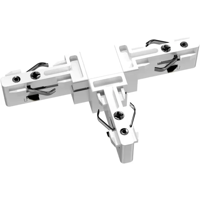 Fantasia Micro Line T-connector voor het Micro Line railverlichtingssysteem, wit aluminium, IP20, 220-240V, dimbaar