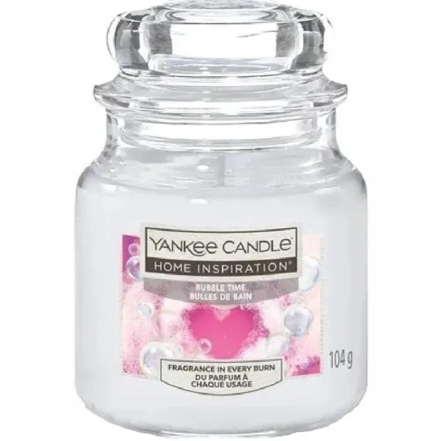 Yankee Candle HOME INSPIRATION BUBBLE TIME GEURKAARS 104 GRAM Wit