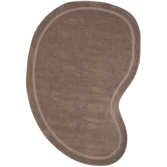 LABEL51 Vloerkleed Mody Taupe Synthetisch 200x300 cm