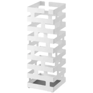 Yamazaki Brick Umbrella Stand Square - white