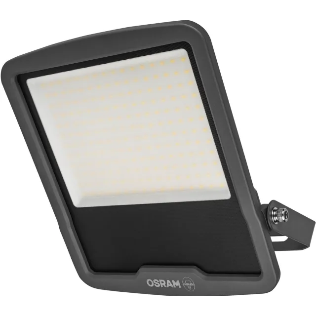 Osram ENDURA FLOOD PC 150W LED-schijnwerper, 4000K koel wit, 18000 lumen, IP65 schijnwerper voor grote oppervlakken, 120 lm/W, Grijs Donkergrijs