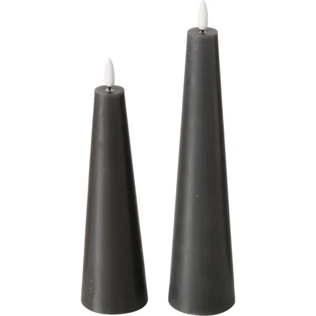 Boltze Set Boltze LED kaarsen zwart