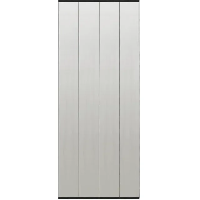 vidaXL Vliegengordijn 100x220 cm polyester mesh zwart